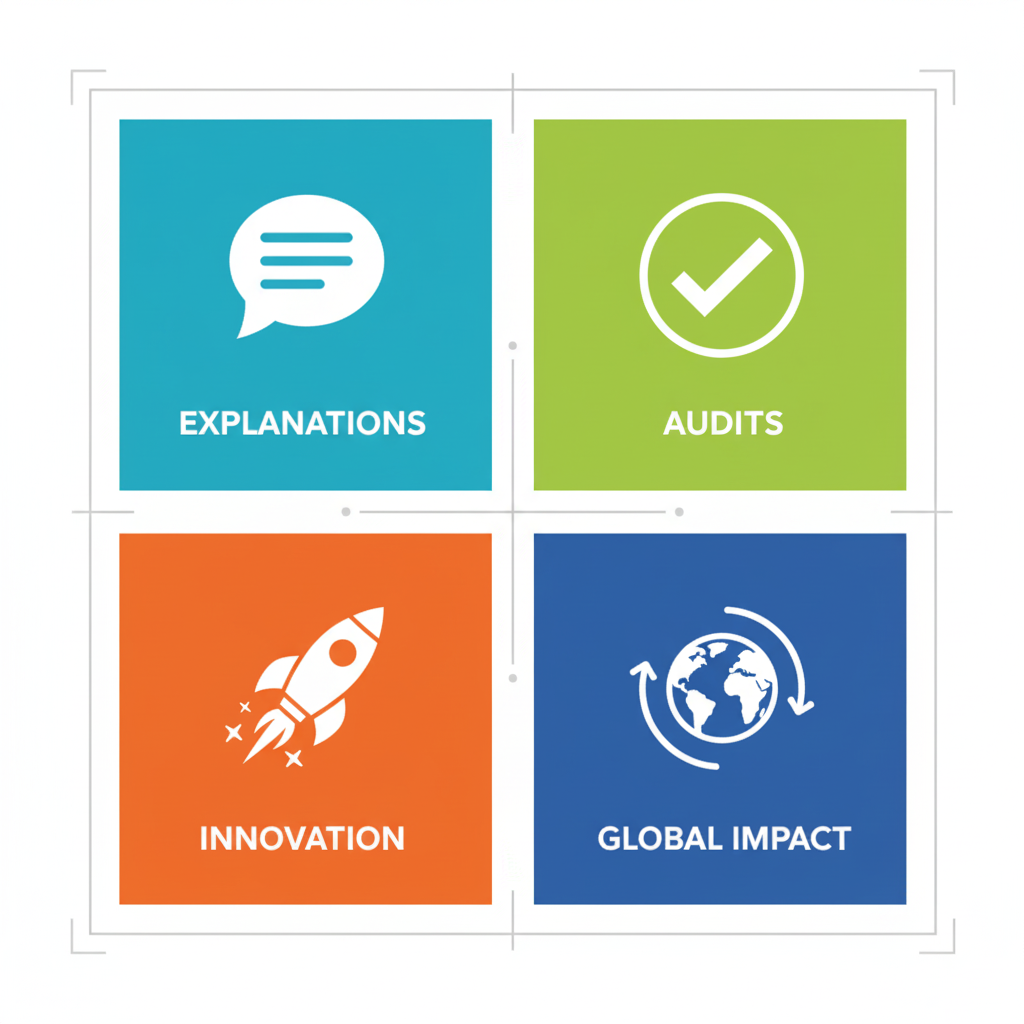 Infographic showing benefits of AI law for people