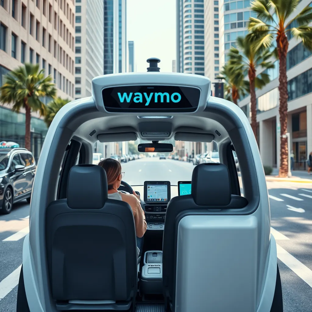Waymo Self-Driving Taxi