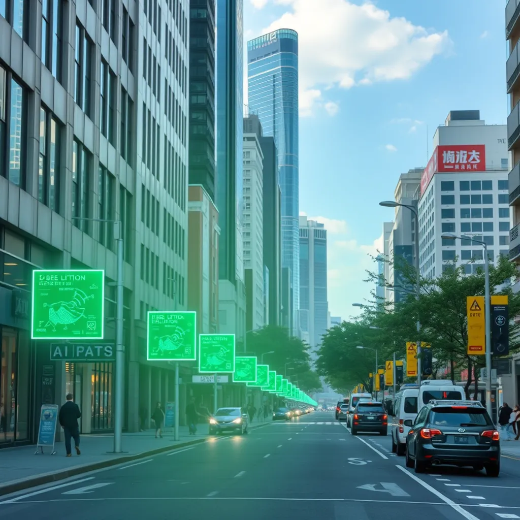 Air pollution sensors in urban city blocks