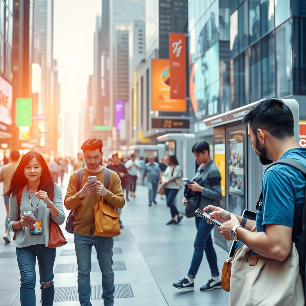 Citizens engaging with smart city apps and technology