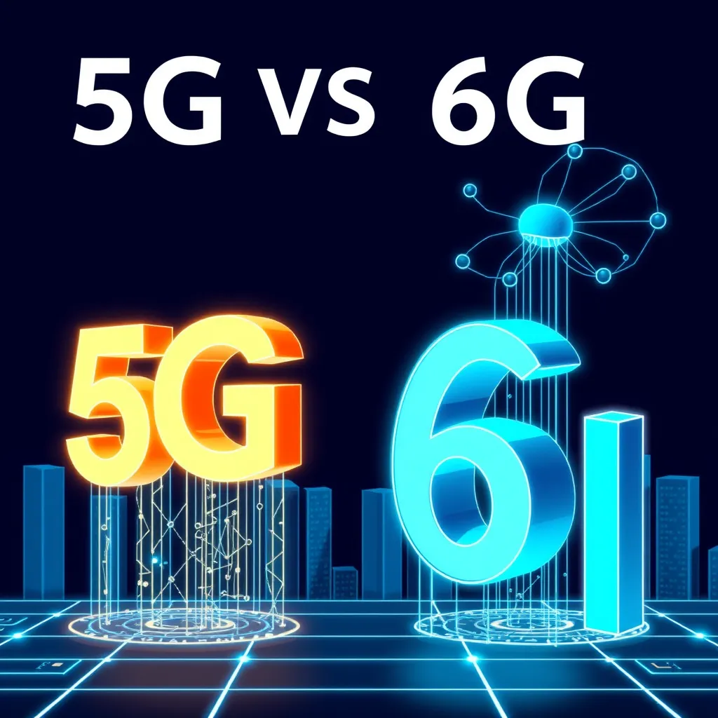 5G vs 6G Concept