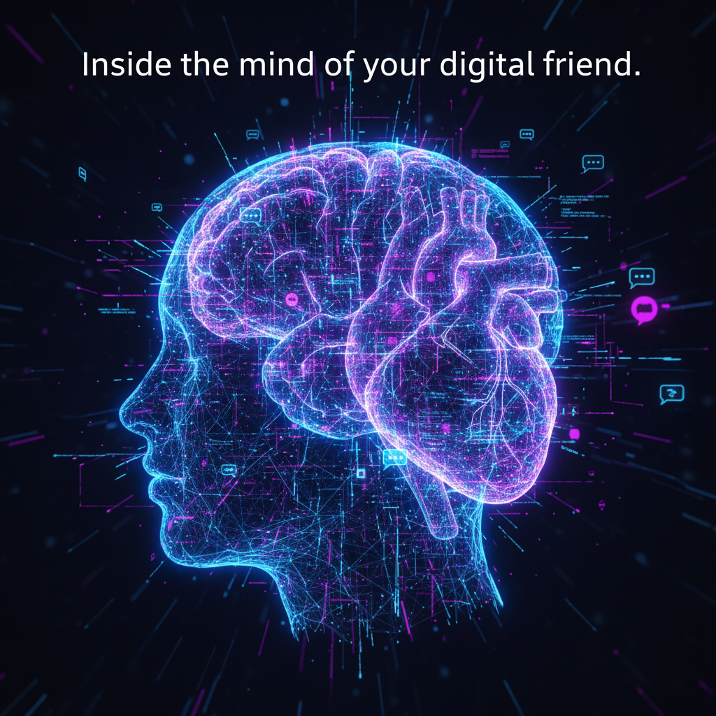 A diagram of a neural network or AI brain