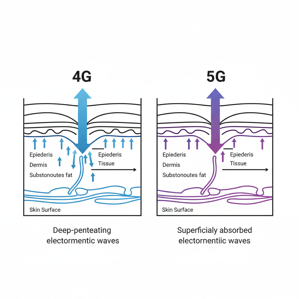 Comparison of 4G vs 5G signal penetration