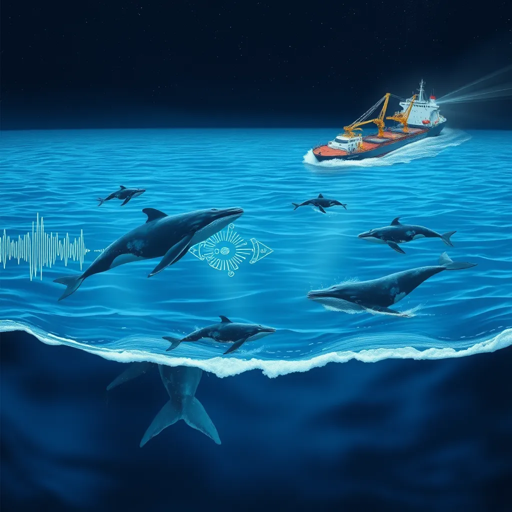 Whale Migration Disrupted by Noise