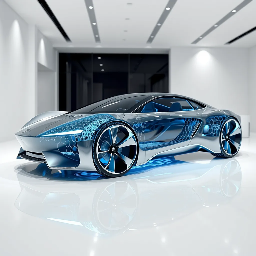 Lightweight, strong nano-material in car design