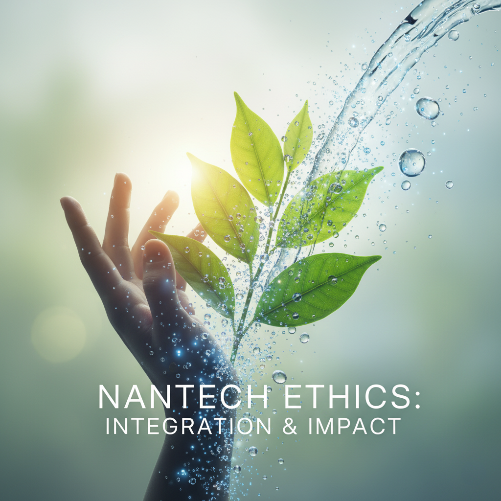 An image representing the ethical and environmental questions surrounding nanotechnology