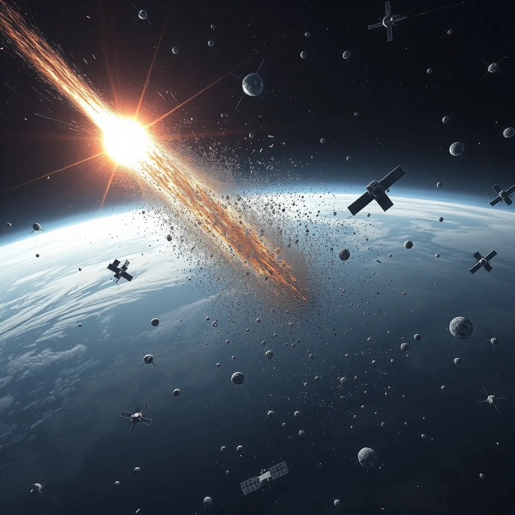 Kessler Syndrome Catastrophe