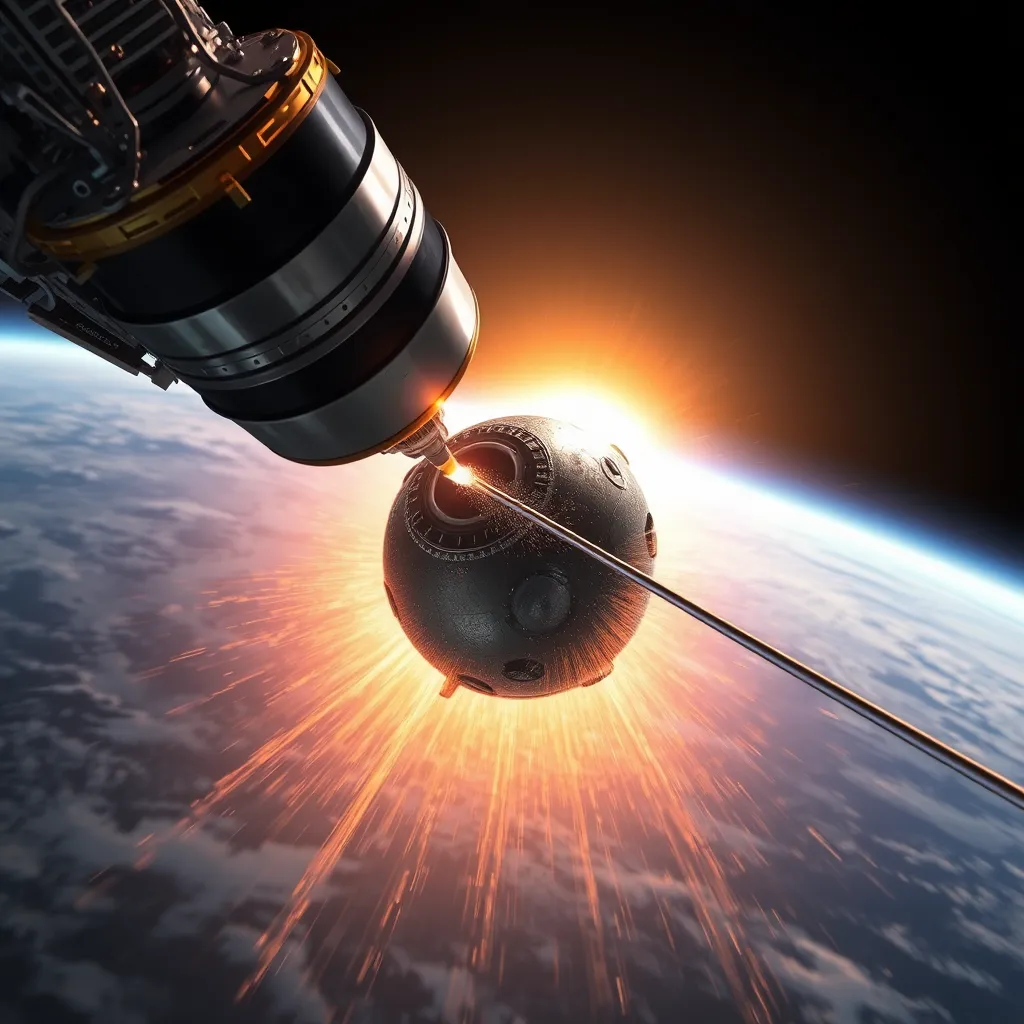 Space Harpoon Capture