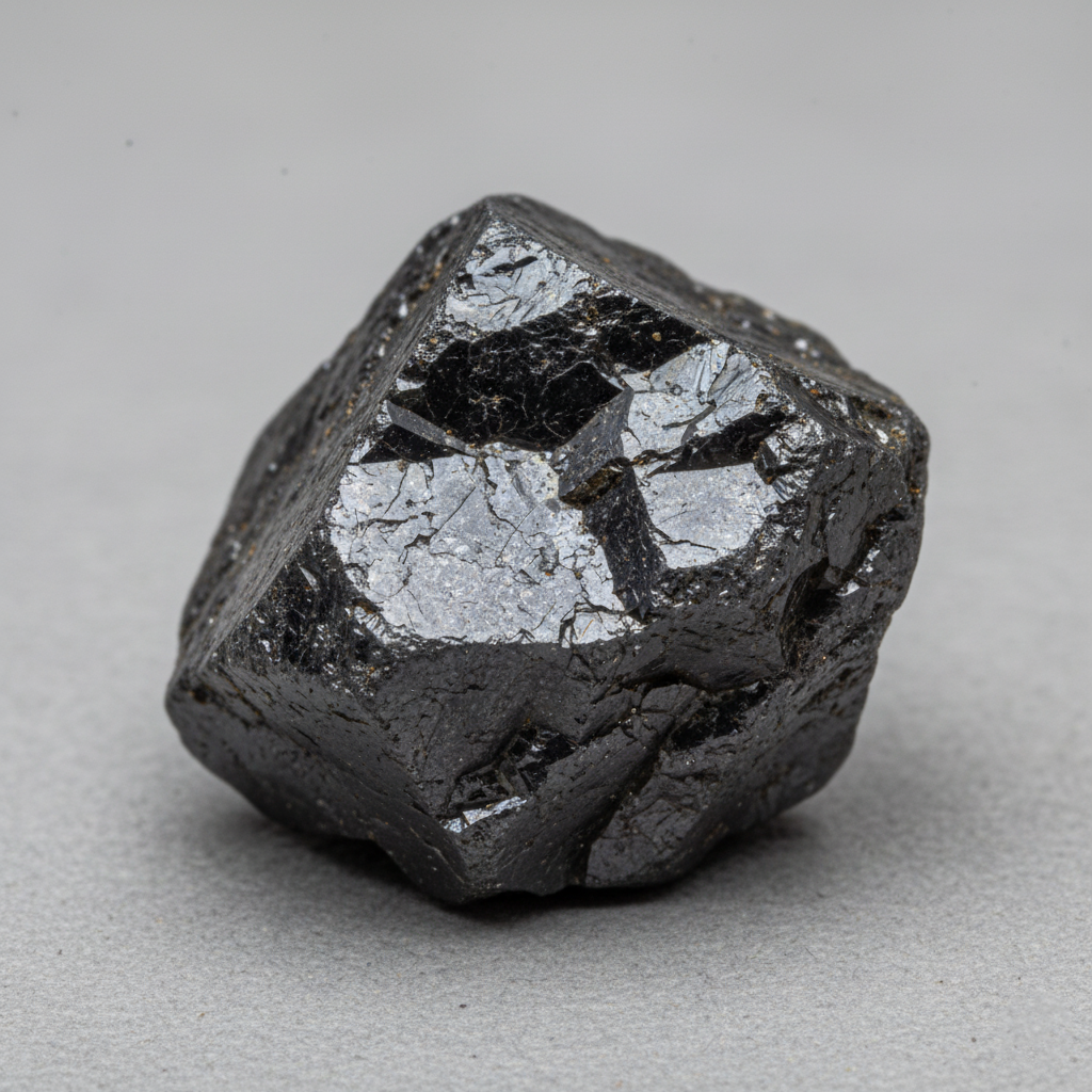A sample of the mineral Ilmenite